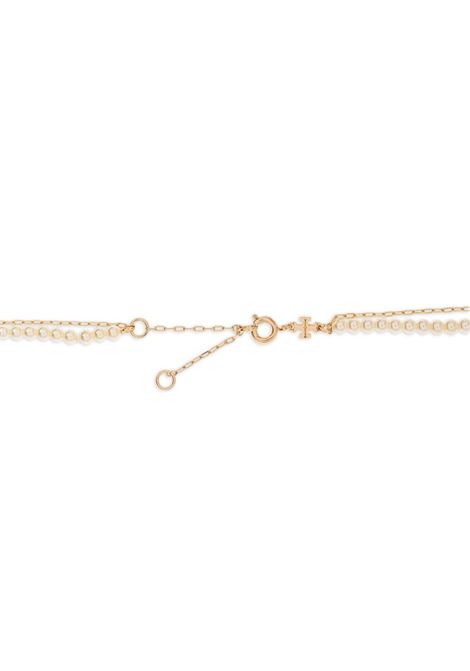 Gold layered logo-detail necklace Tory Burch - women TORY BURCH | 171095137